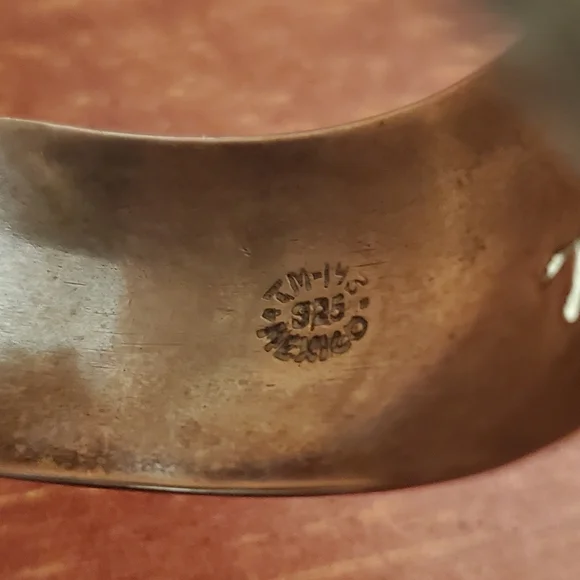 Taxco Mexico Bracelet 925 Sterling Silver  Vintage - Picture 2 of 5